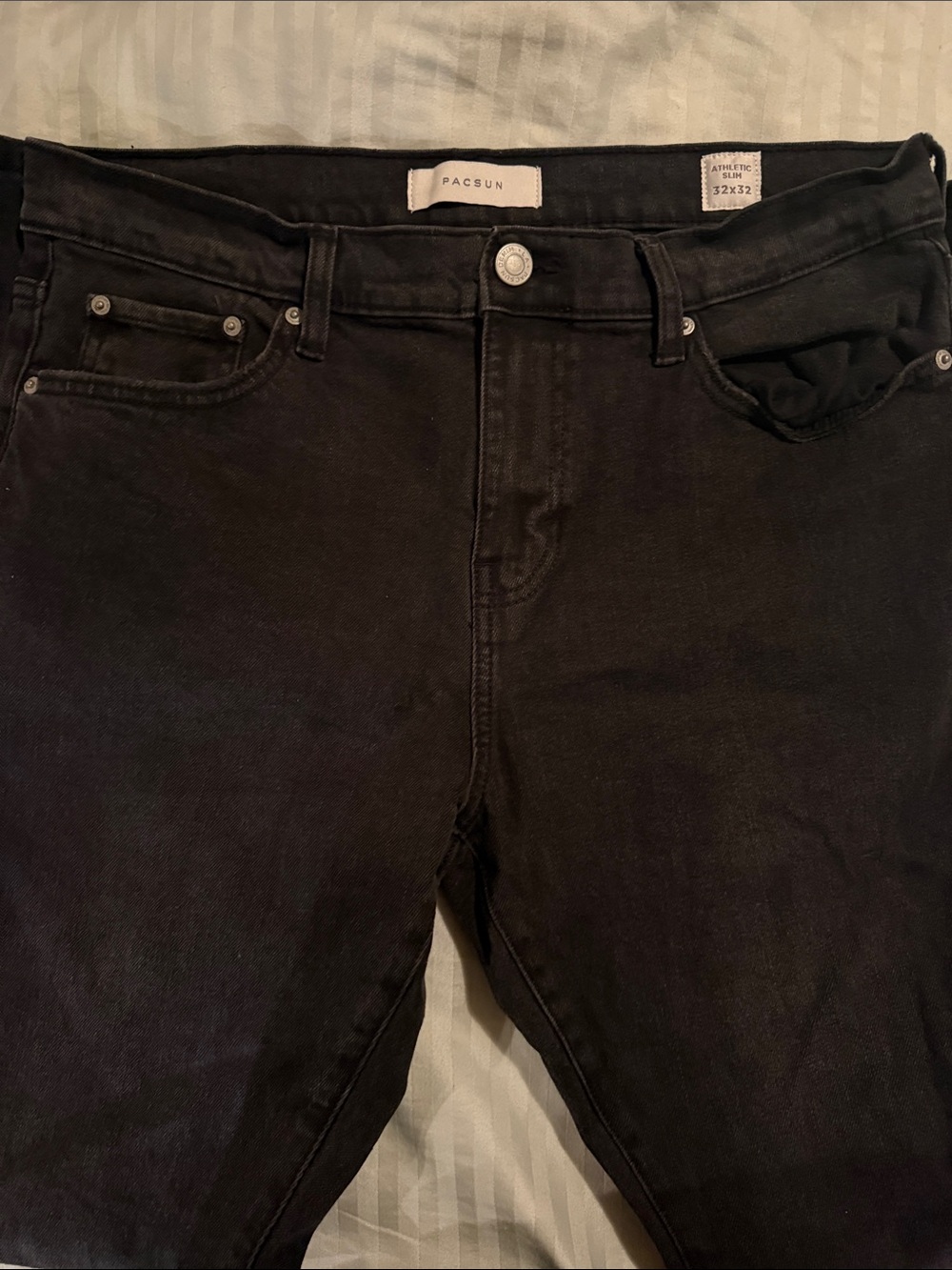 PacSun Men's Black Slim Straight Jeans